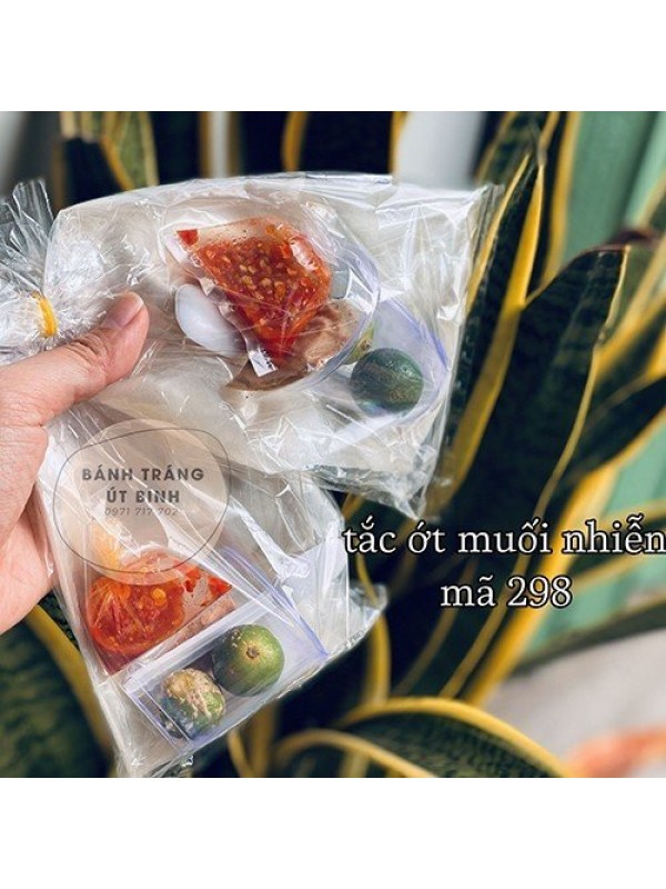 Bánh tráng Tắc Ớt Muối Nhuyễn Mã 298